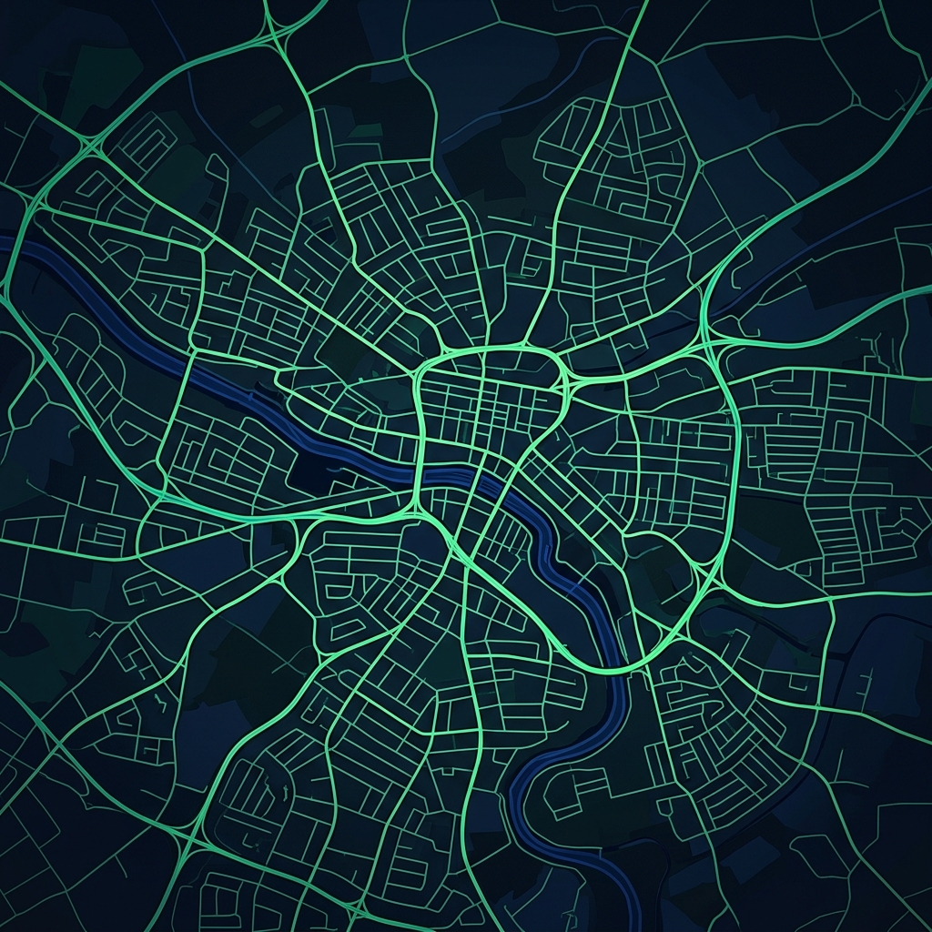 Map of Glasgow